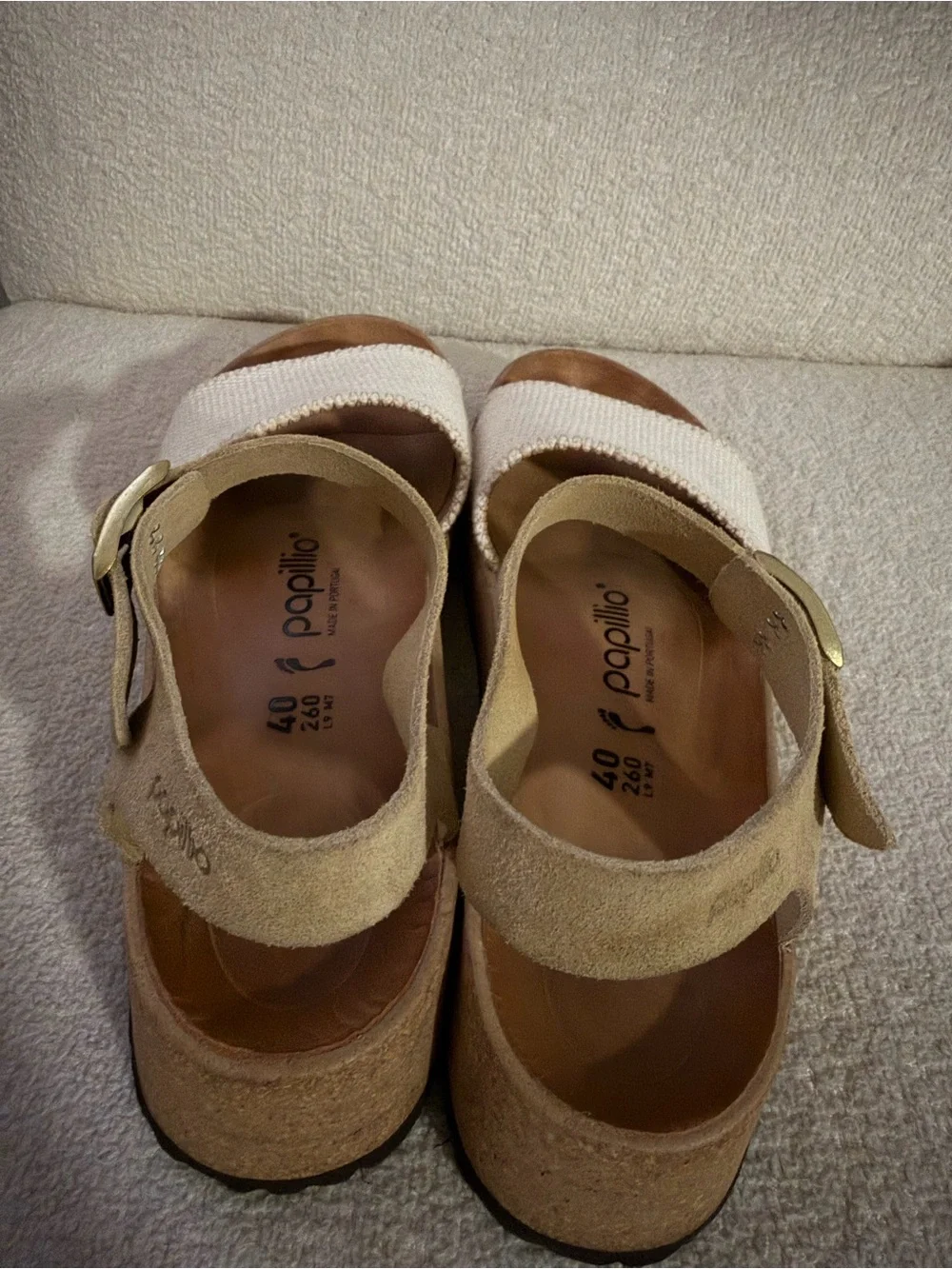 Papillio suede straps